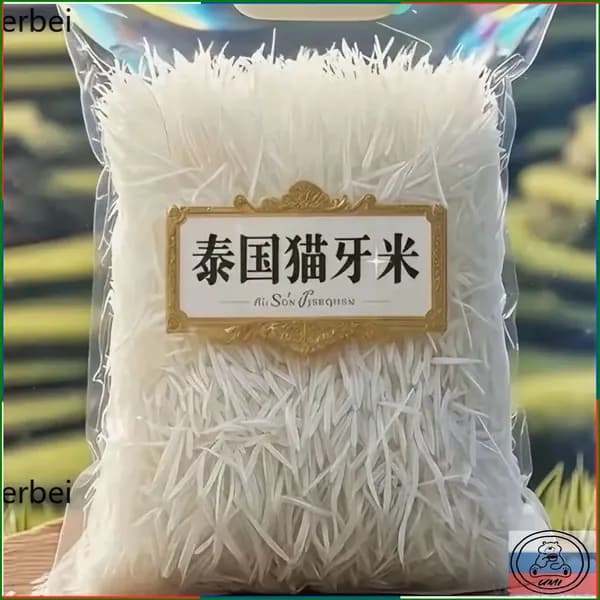 Качественный рис Кошачий клык, длиннозернистый сорт