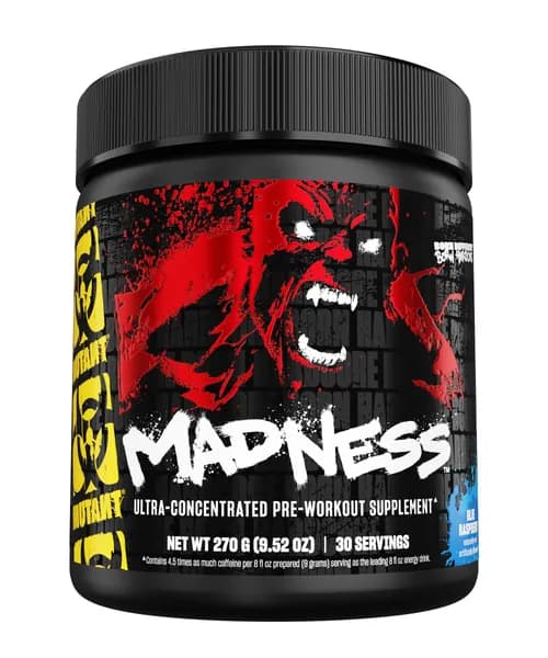 Предтренировочный комплекс Mutant Madness 270 гр Голубая Малина / Mutant Madness