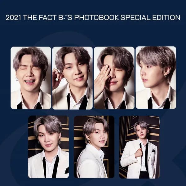 BTS альбом карты THE FACT JK JIMIN Набор карточек Bantan Boys Коллекционные фотокарточки 7штуки