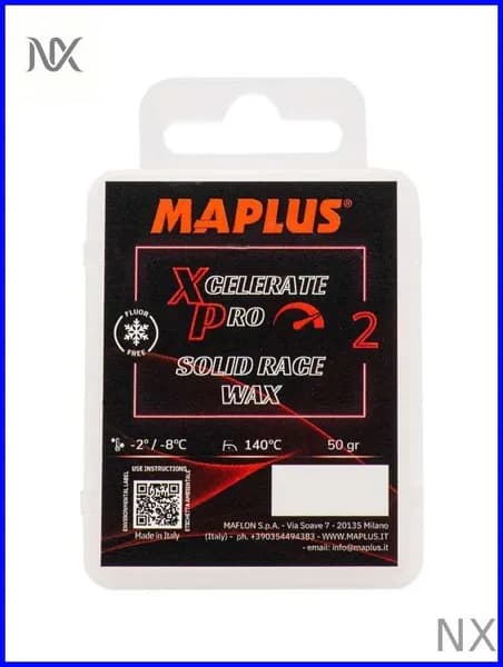 MAPLUS Твердый гоночный воск XCELERATA PRO 2 50 gr