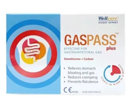 газовый дижестив gaspass 20 таблеток
