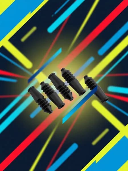 Резиновые рукава для защиты тормозных тросов велосипеда, комплект из 10 черных штук