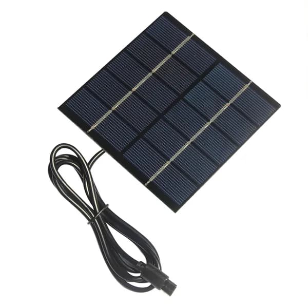Солнечная панель 1,5 Вт, 5 В, USB-C, 100 100 мм, многослойный кремний