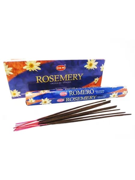 Благовония "Rosemery" 1_упаковка_20гр (ароматические индийские палочки ХЕМ для дома / аромапалочки HEM "Розмарин", 20_шт)