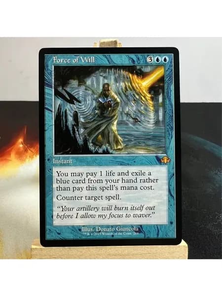 Набор MTG: Gaea's Cradle, Force of Will, Gauntlet of Might Beta +30 раритетов Эксклюзивные земли и легенды с защитным чехлом