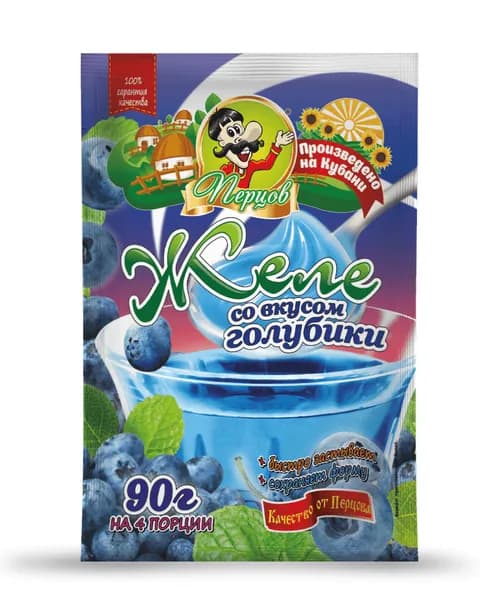 Желе Голубика "Перцов", 90 грамм / 1 пачка