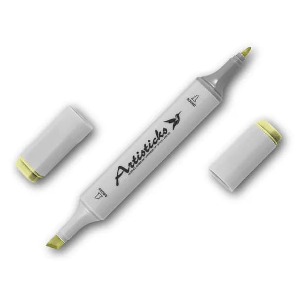 Маркер для рисования скетчей, комиксов, иллюстраций ARTISTICKS STYLE, палевый жёлтый Y