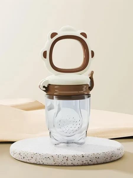 Силиконовая прорезывающая палочка для зубов Bite Le Baby с мешочком для фруктов и овощей
