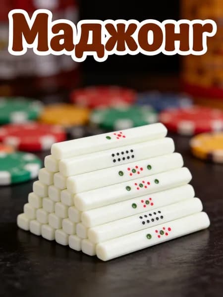 Портативные бежевые пластиковые палочки для подсчёта очков в маджонге, 88 штук для семейных игр