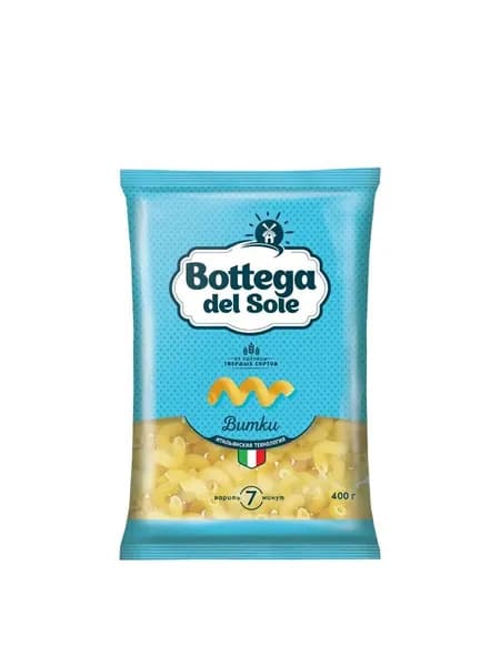 Bottega del Sole Макаронные изделия Витки, 400 гр