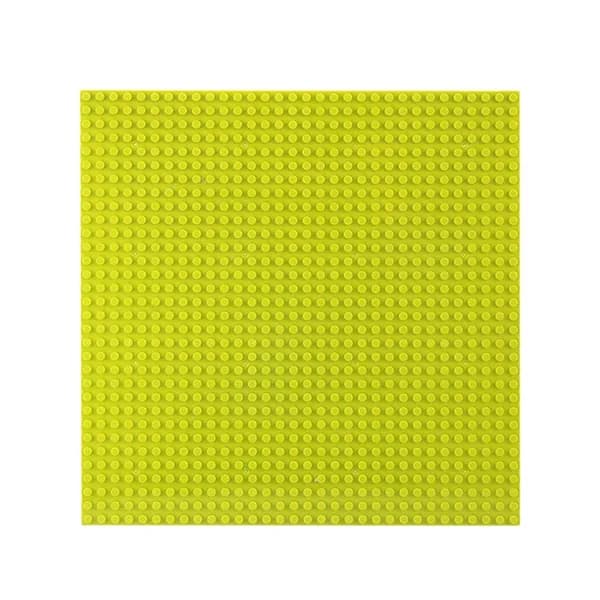 Плитка для конструкторов LEGO, 255 255 мм, зелёная, из ABS-пластика