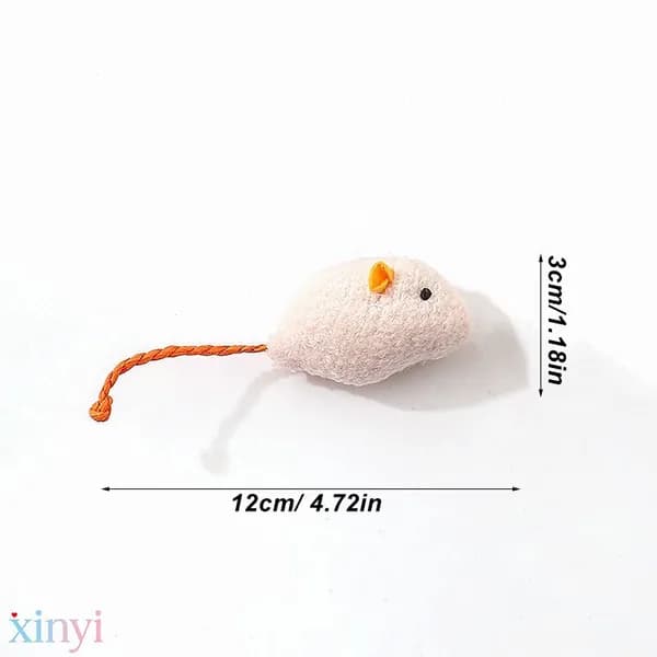 Имитация плюшевой мыши, кукла с кошачьей мятой, игрушка для кошек, товары для домашних животных