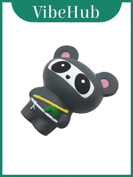 игрушка сжимающая panda из ппу для офиса и дома серый