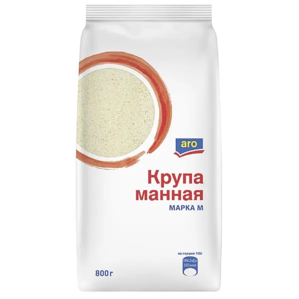 aro Крупа Манная, 800г