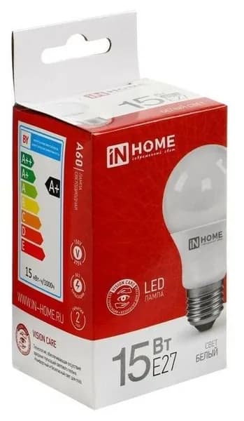 Светодиодная лампа IN HOME LED-A60-VC