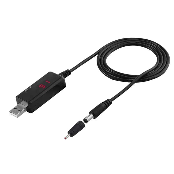 USB DC 5V To 9V 12V Зарядная Линия Для Маршрутной Зарядки Провод Адаптера WIFI Boost Module Converter Через Powerbank