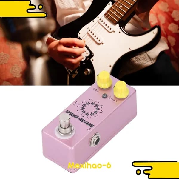 Педаль эффектов Spring Reverb, улучшение звука для гитаристов