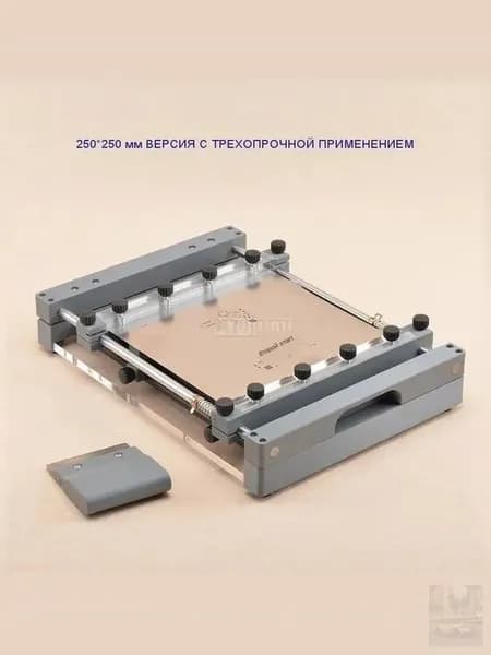 Настольный ручной трафаретный принтер для SMT пайки, стальная сетка, пастонагнетатель