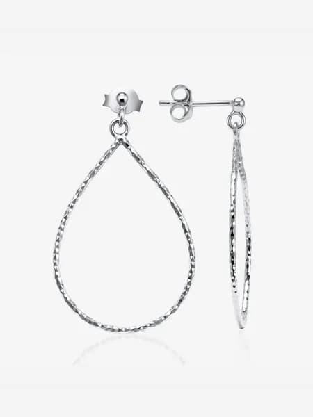 Серьги женские серебро 925, серьги гвоздики