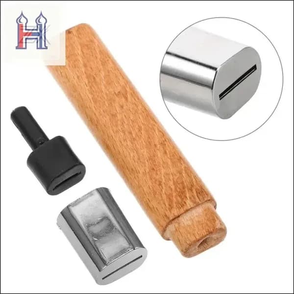 Модульная деревянная ручка для замены на кухонных инструментах 11.70x2.30x1.80cm
