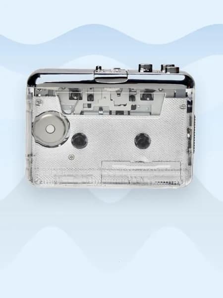 Портативный кассетный плеер с конвертацией в MP3 и USB Type-C