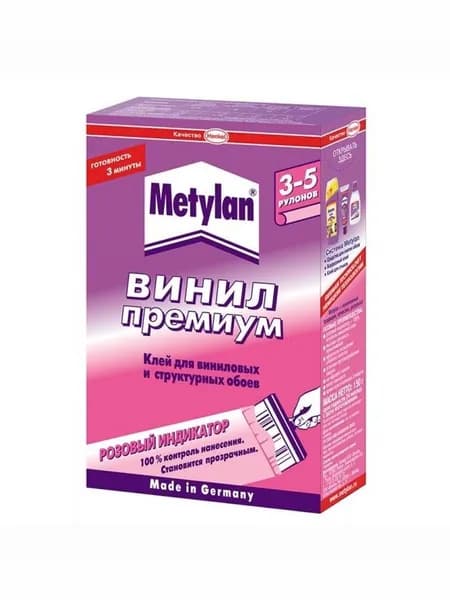 Клей для обоев METYLAN Винил Премиум с индикатором 150г