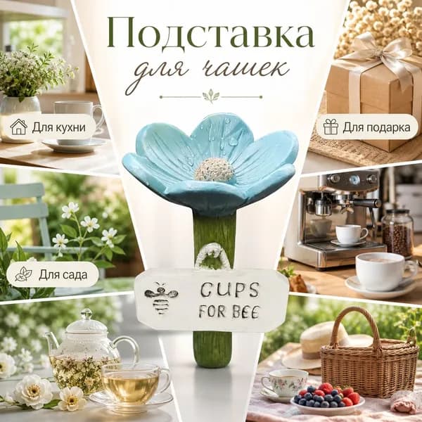 Поилка для пчел цветочной формы из смолы