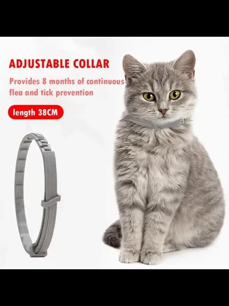 К collar для собак и кошек против блох и клещей 38см