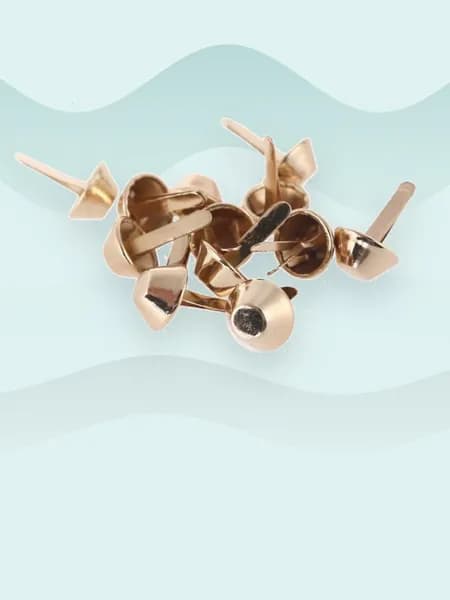 Металлические заклепки для сумок (10 шт.), Золото