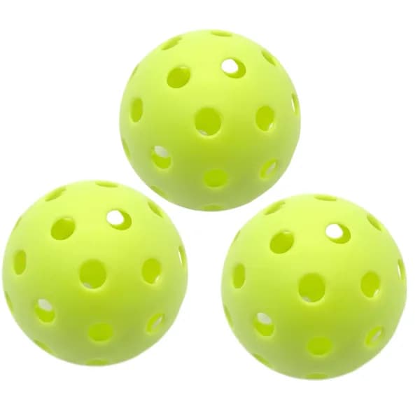Мяч для флорбола Outdoor Sports Ball, бледно-зеленый, 26 панелей, 72 мм (упаковка из 3 штук)