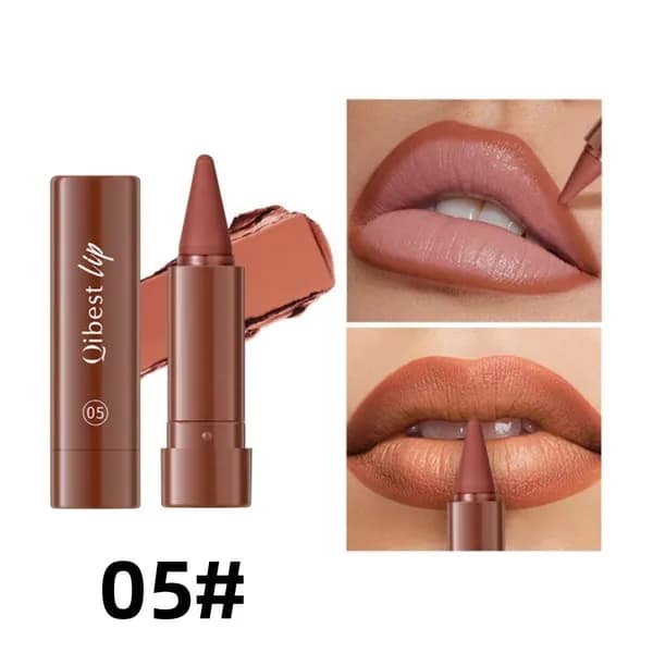Матовая матовая вращающаяся губная помада, стойкая и легко окрашиваемая, водостойкая