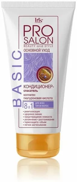 IRIS PROsalon Кондиционер-спасатель основной уход серии туба 180мл