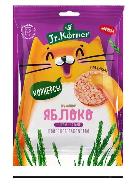 Мини-хлебцы хрустящие рисовые с яблочным соком Dr. Korner, 30 г