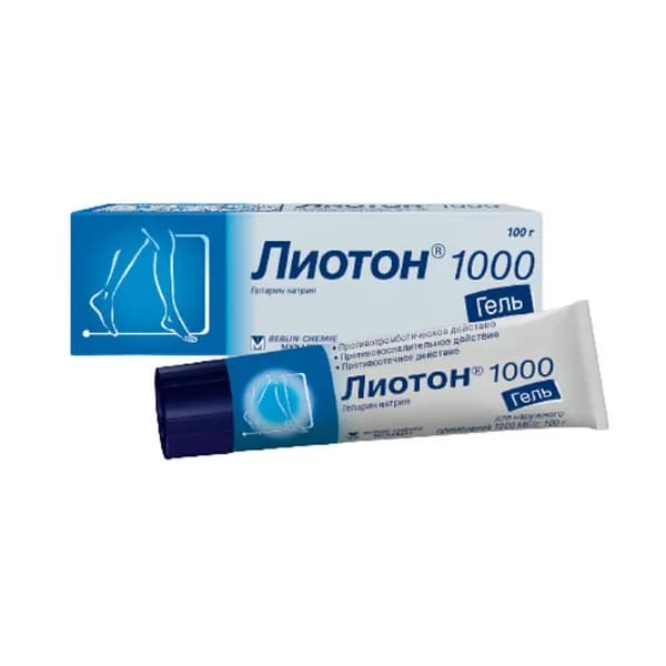 Лиотон 1000 гель для наружного применения 100г