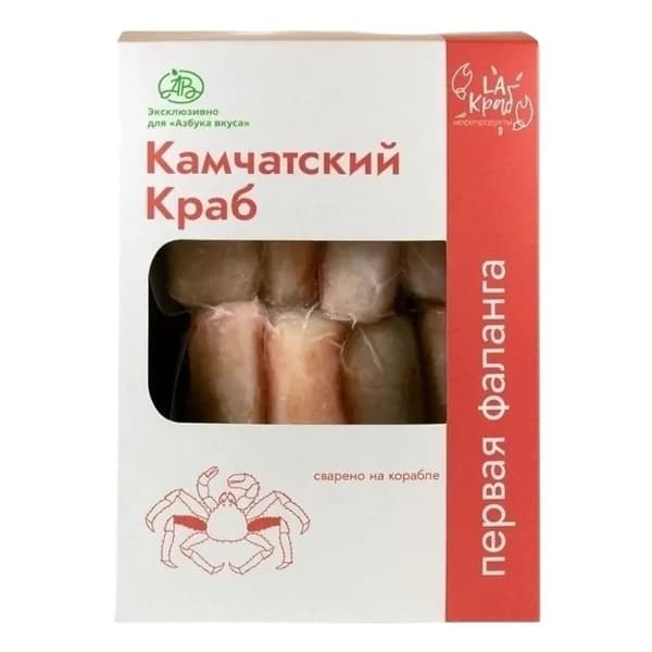 Краб камчатский LA Краб мясо первой фаланги 300 г