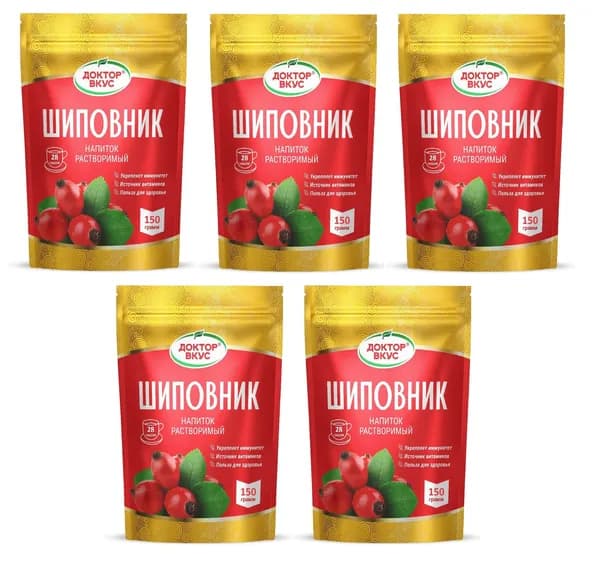 Напиток растворимый Шиповник (Доктор Вкус) 150 гр. х 5 шт.