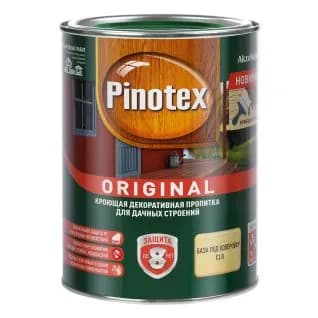 Pinotex Original/Пинотекс Ориджинал,0.84л,Цвет Бесцветный(База СLR),пропитка декоративная кроющая с добавлением воска