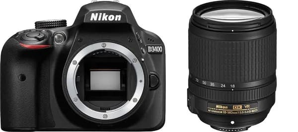 Зеркальный фотоаппарат Nikon D3400 Kit 18-140mm VR