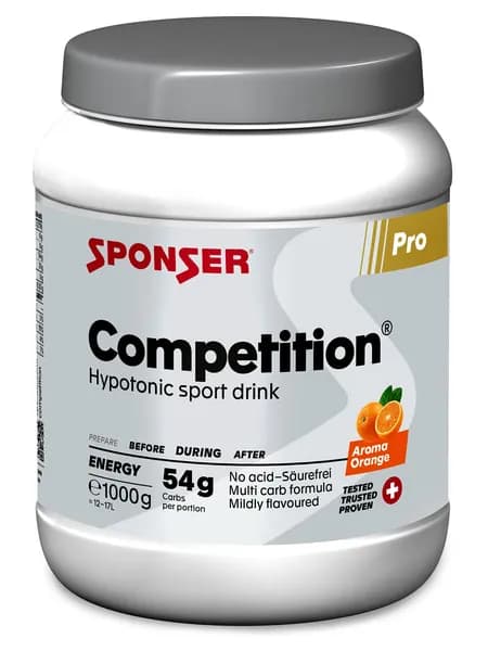 Sponser КОМПЕТИШН (1000г), вкус апельсин / Гипотонический напиток (COMPETITION)