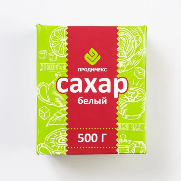 Сахар белый Продимекс, кусковой, прессованный, 500 г