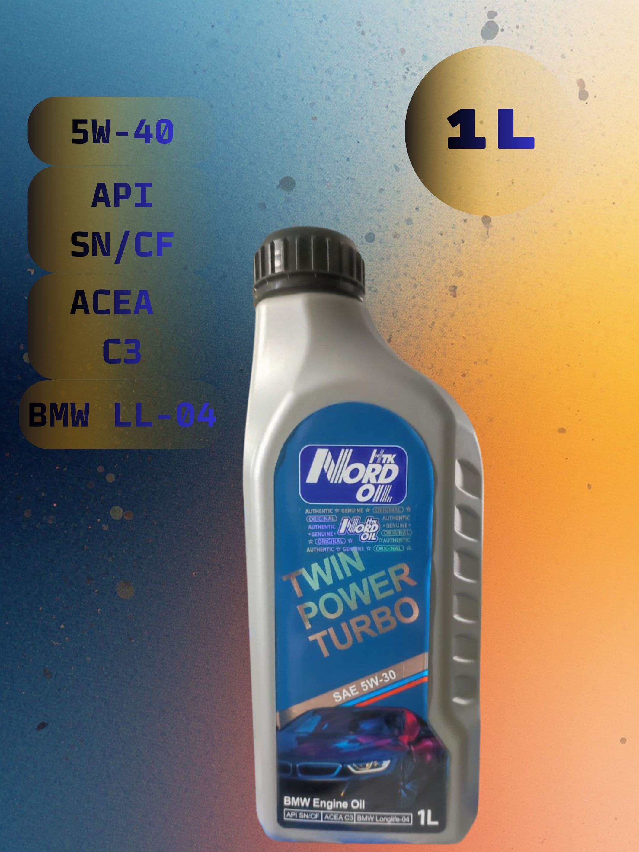 НТК NORD OIL 5W-30 Масло моторное, Синтетическое, 1 л