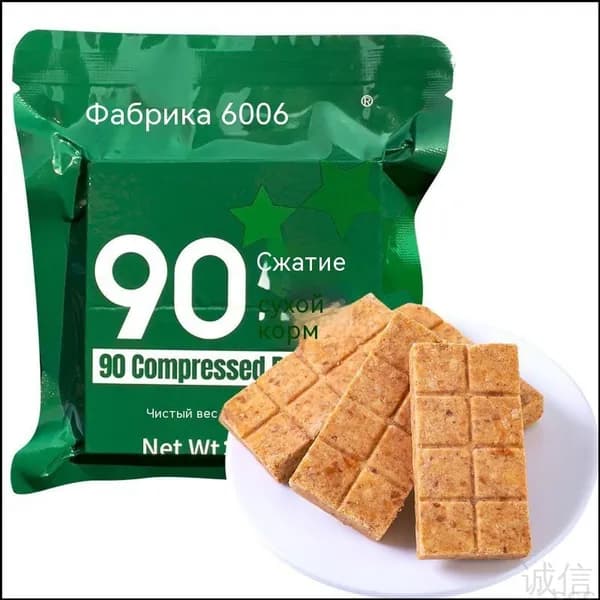 Прессованное печенье, 100 граммов, с длительностью хранения до четырех лет, качественный продукт
