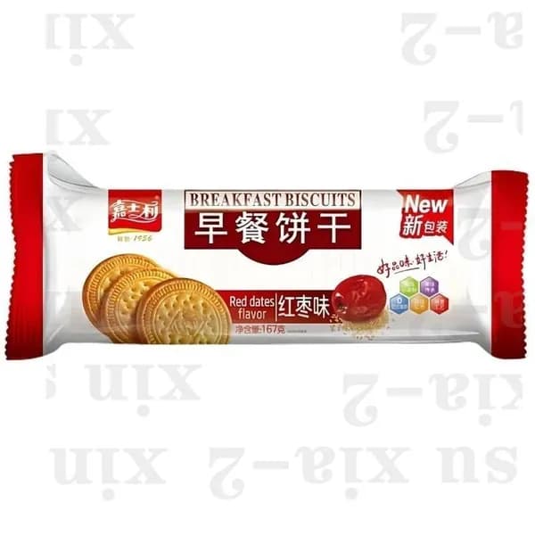 Со вкусом красной финики - печенье для завтрака Jia Shi Lisuxia