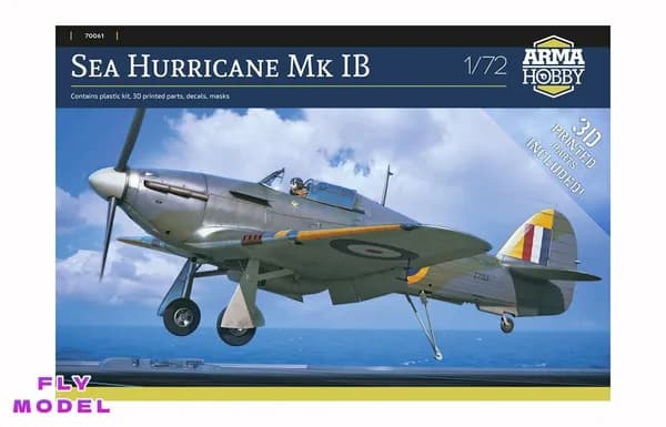 Arma Hobby 70061 1/72 Sea Hurricane Mk Ib собранная модель