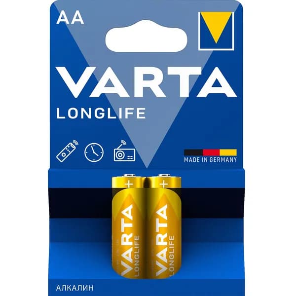 Батарейка Varta LONGLIFE LR6 AA Alkaline 1.5V