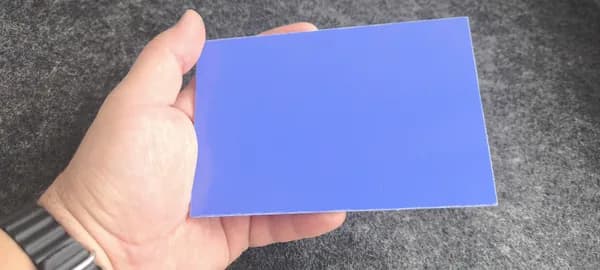 G10 кобальтовый, пластина 2x95x145 мм.
