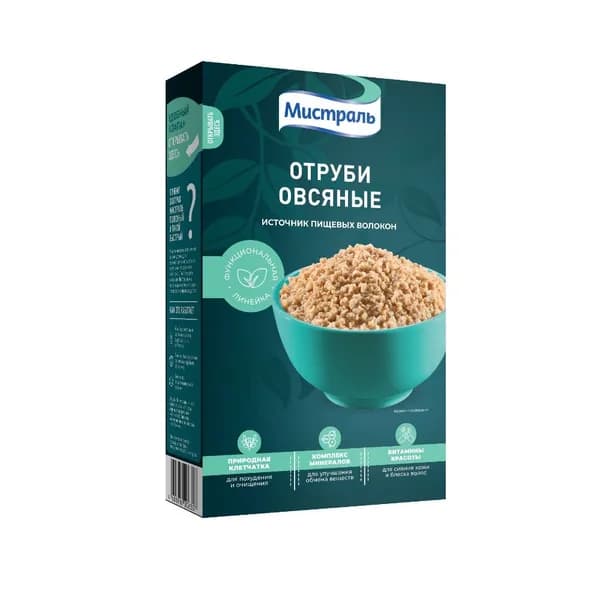 Отруби Мистраль Овсяные, 400 г