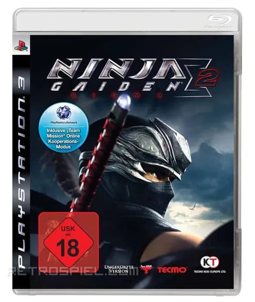 Игра Ninja Gaiden Sigma 2. Издание на диске. Английская версия на ps3.