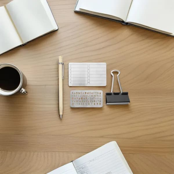 Набор из нержавеющей стали для хранения 24 слов, огнестойкая и водонепроницаемая пластина для криптофразы для дома