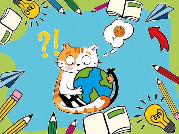 Настольное покрытие для лепки "Играть и учиться", защитный коврик 430х320 мм, пластик, цветной принт